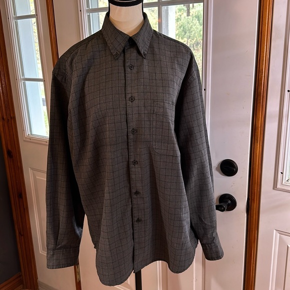 Dockers Button Up Plaid Dress Shirt - Picture 1 of 6
